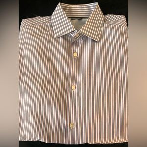 Men’s Banana Republic Striped dress  shirt. Slim fit